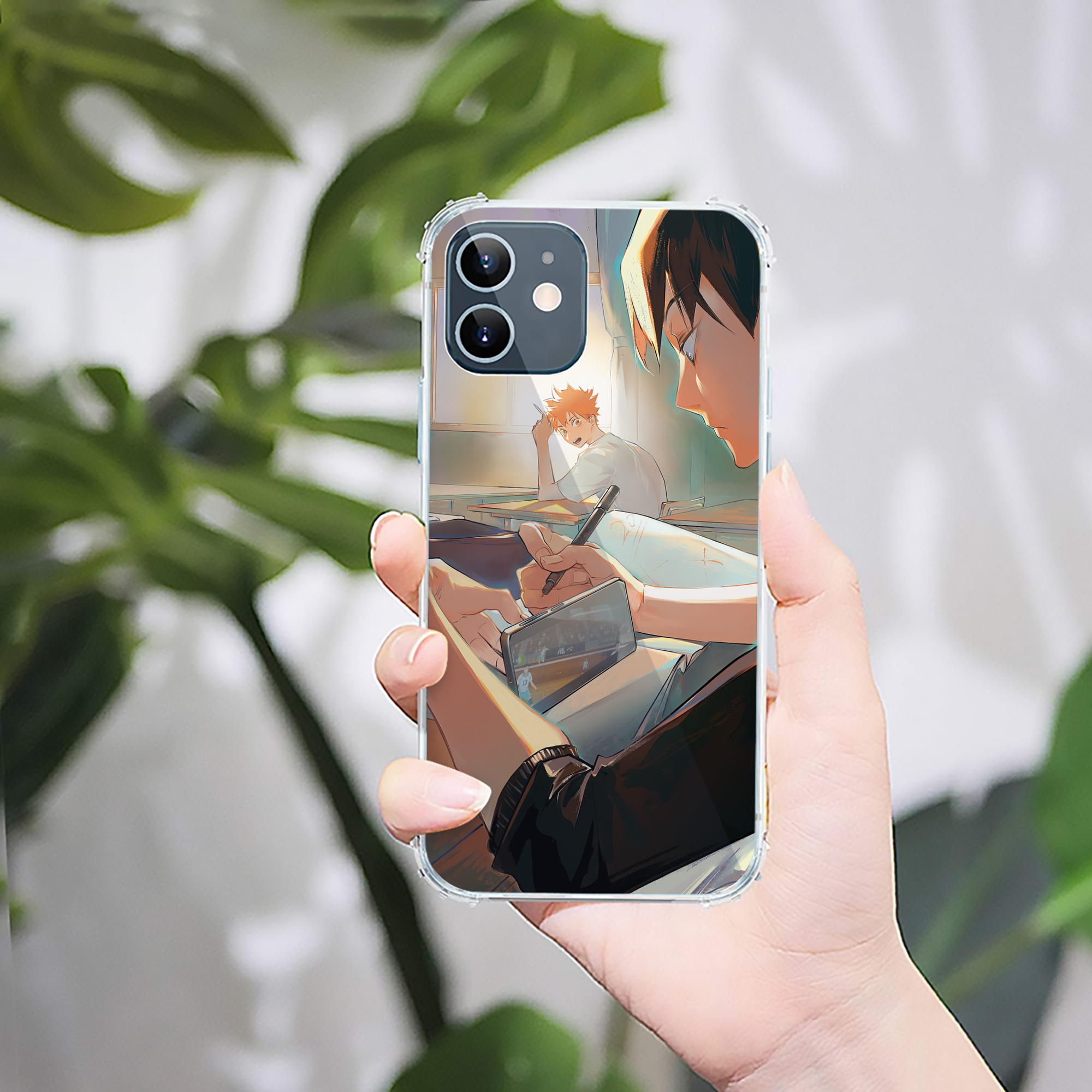 （画像用） ハイキュー!! Haikyu!! 【iPhone 12シリーズ対応】透明スマホケース（クリアソフトケース）